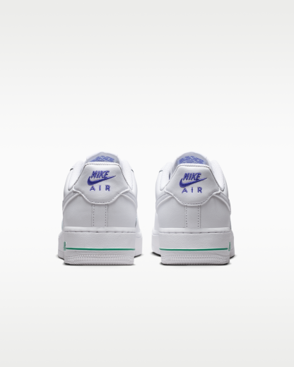 Nike Air Force 1 '07 SE Women's Shoes - White/Persian Violet/Stadium Green/White - View 6