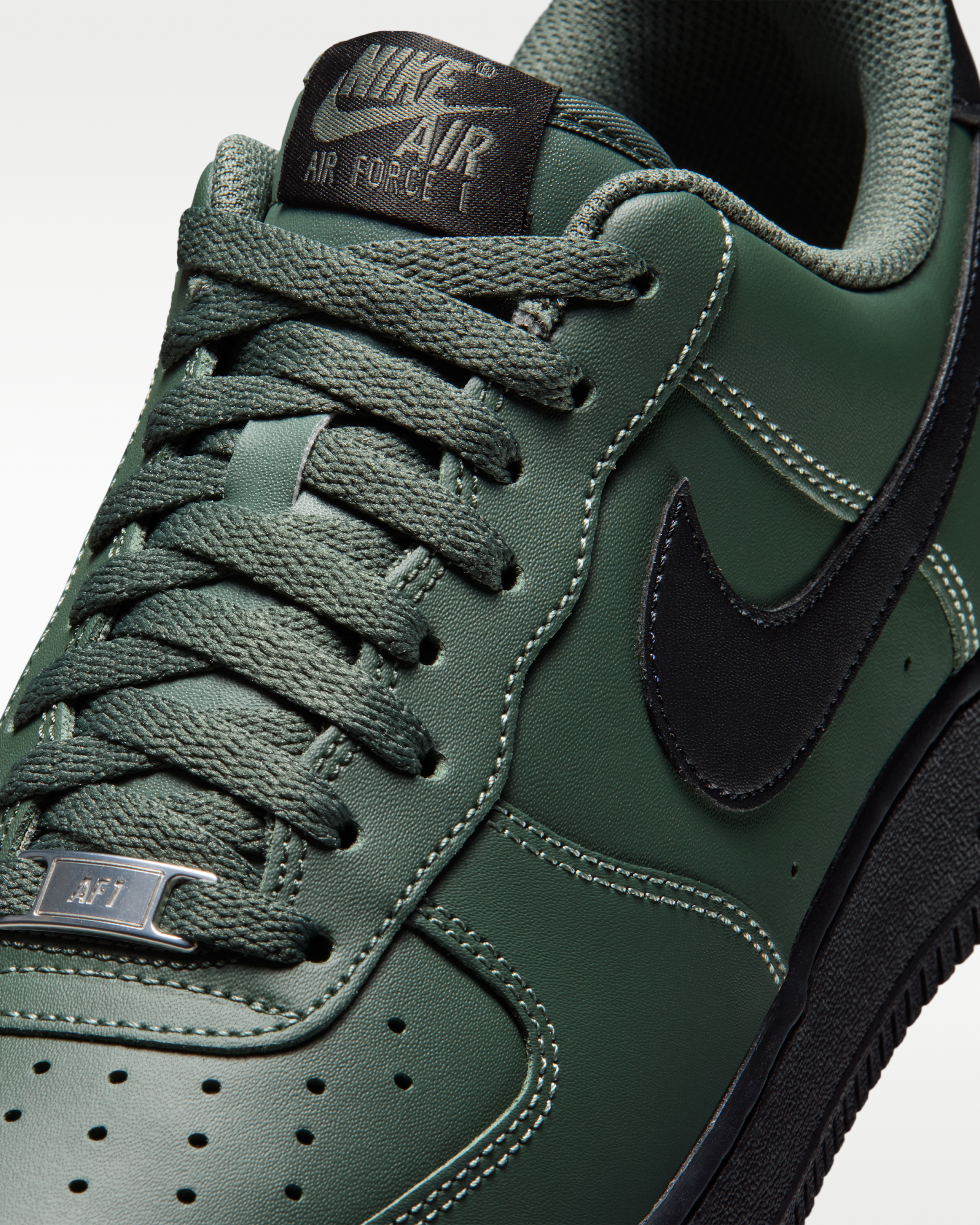 Nike Air Force 1 '07 Men's Shoes - Camo Green/Black - View 7
