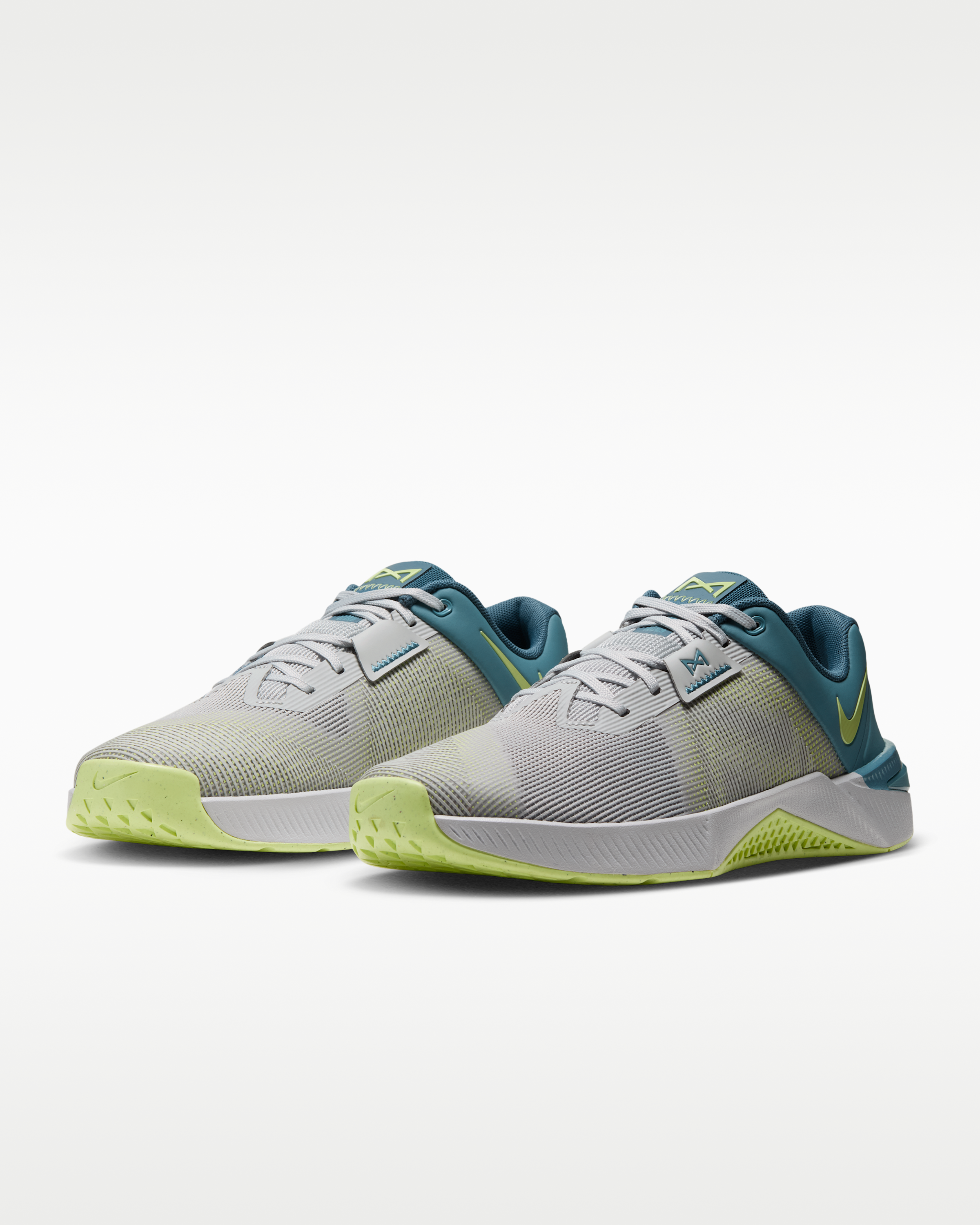 Nike Metcon 10 Men's Workout Shoes - Grey Fog/Smoky Blue/New Slate/Light Lemon Twist - View 5