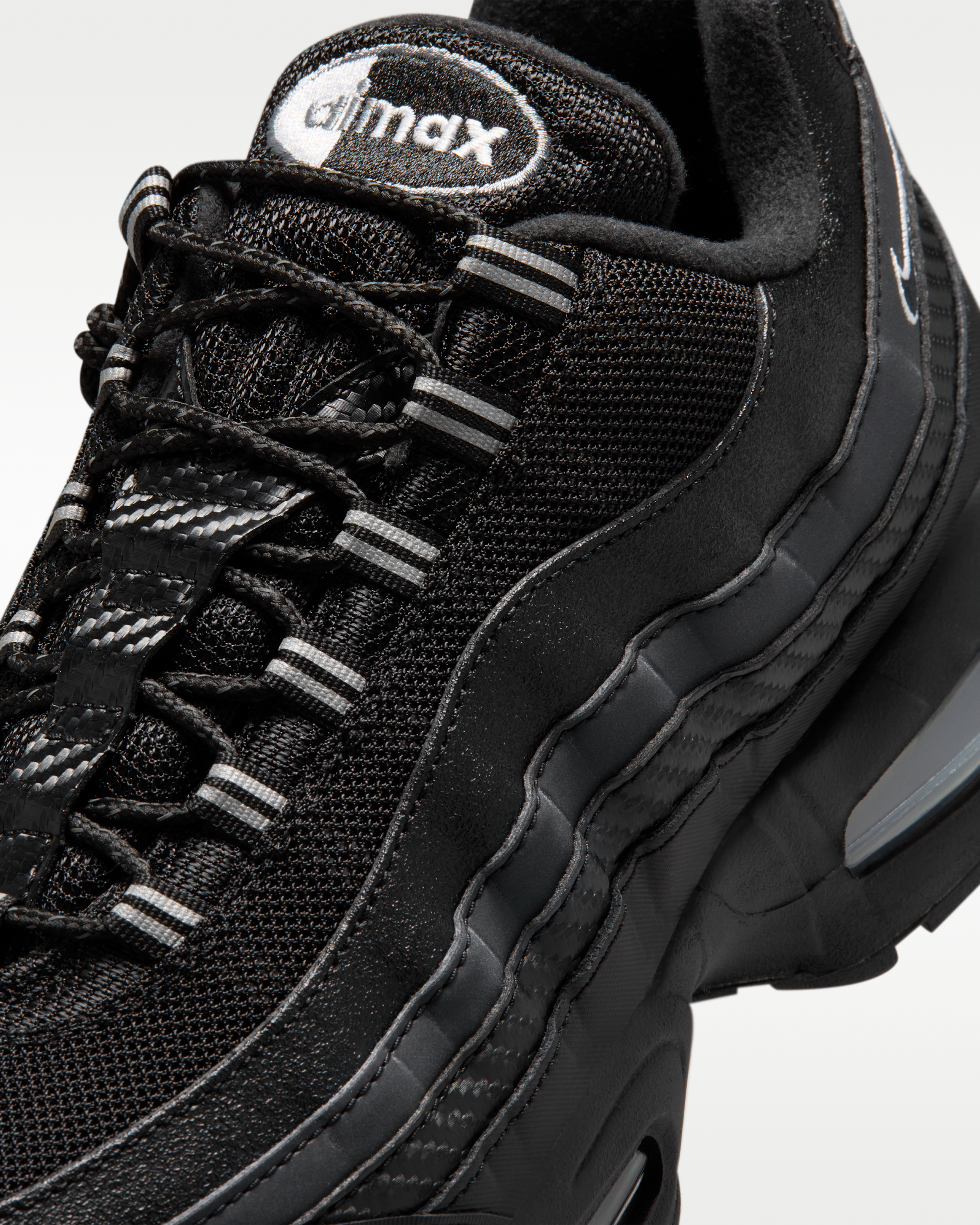 Nike Air Max 95 Big Bubble Men's Shoes - Black/Metallic Silver/Cool Grey/White - View 7
