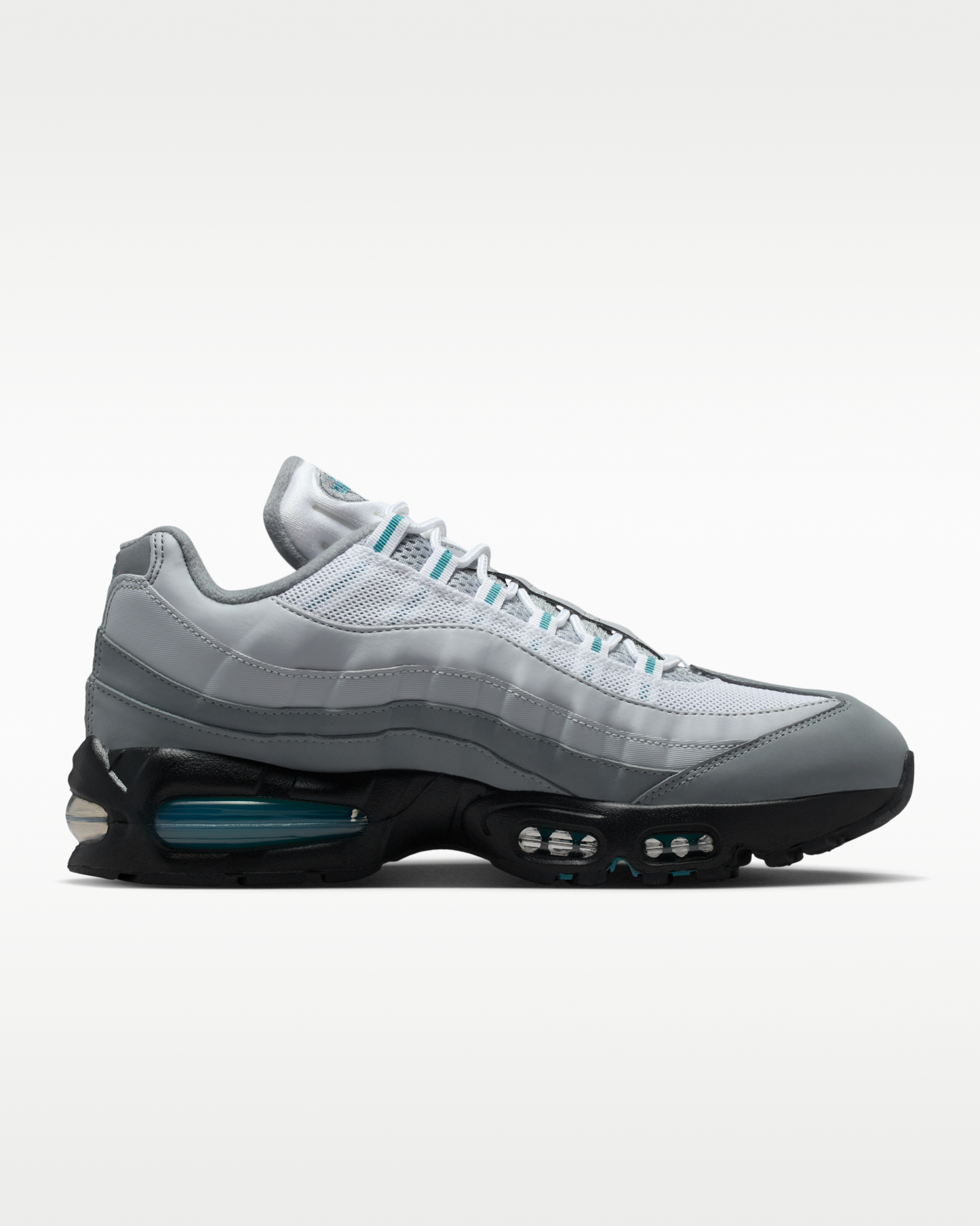 Nike Air Max 95 Big Bubble Men's Shoes - Cool Grey/Mineral Teal/Wolf Grey/Metallic Silver - View 3