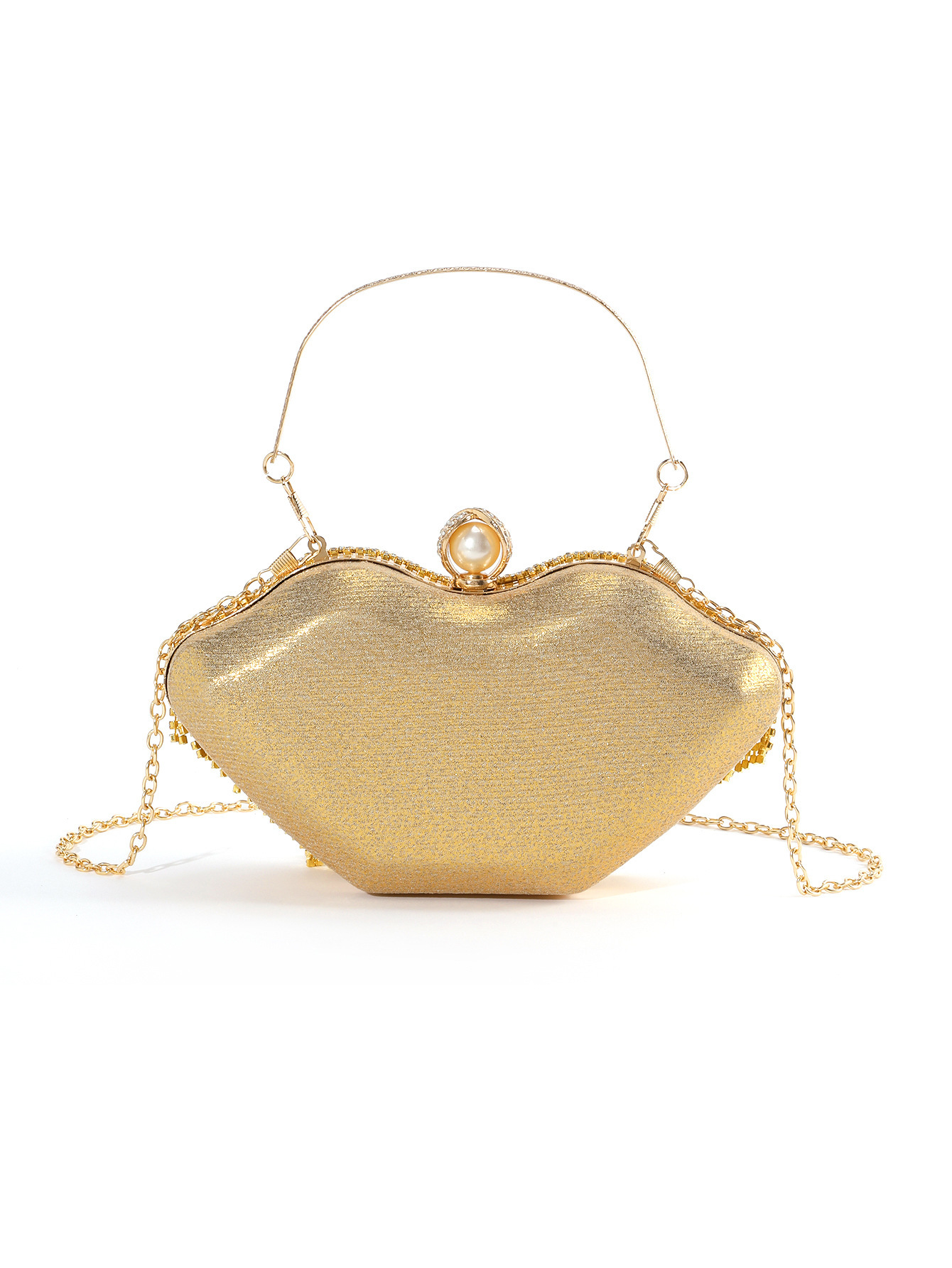 Rhinestone Tassel Clutch Evening Bag