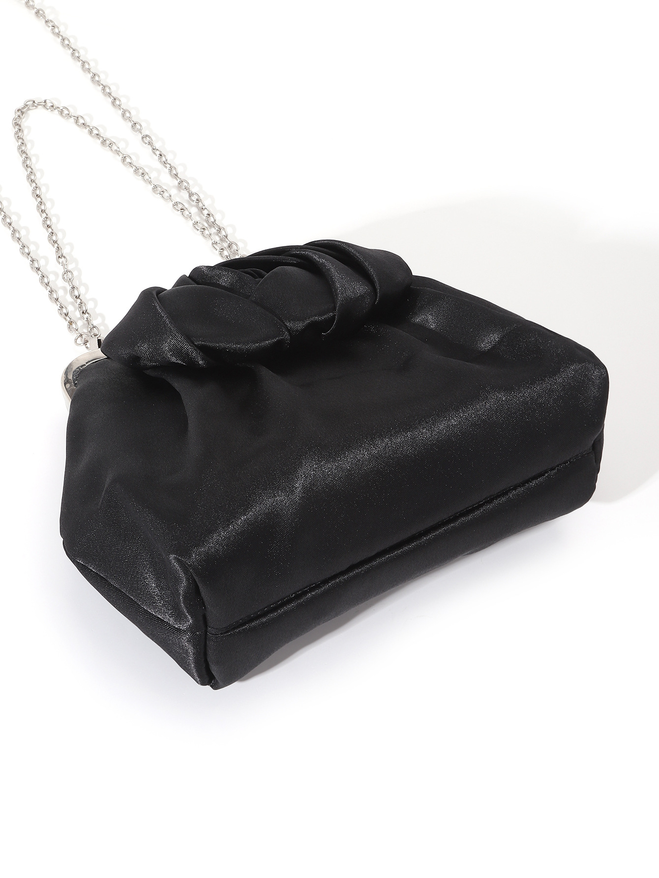 Satin Silk Dimensional Rose Tote Bag 