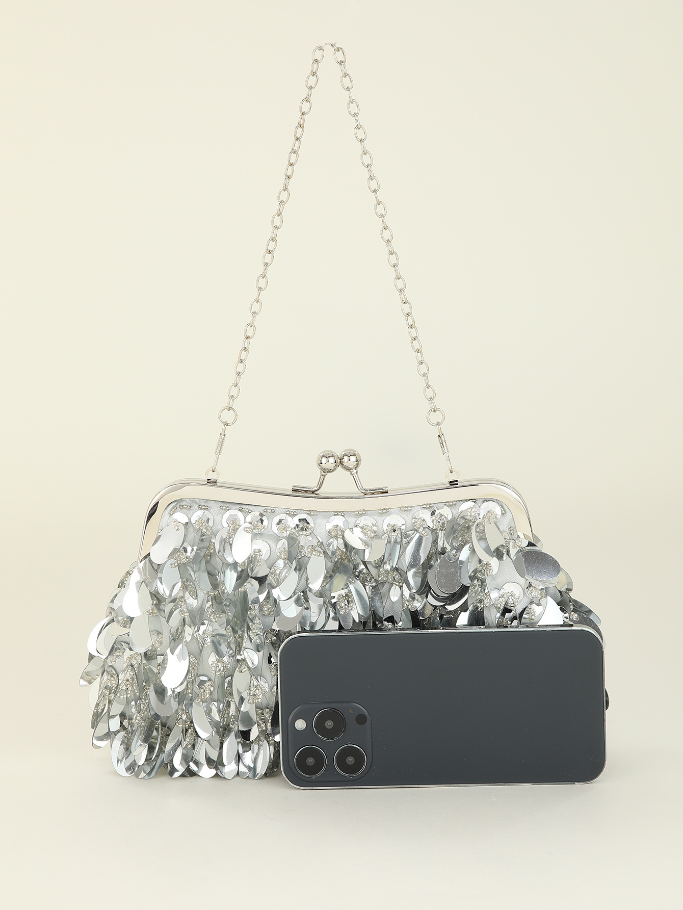 Handmade Beaded Sequin Beaded Evening Bag