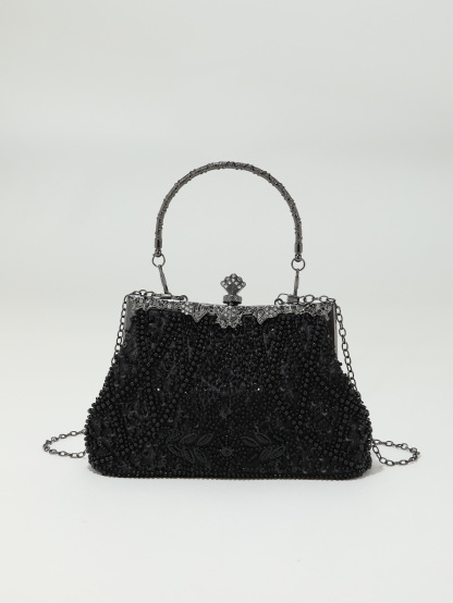 Bead Embroidery Beaded Sequins Evening Bag