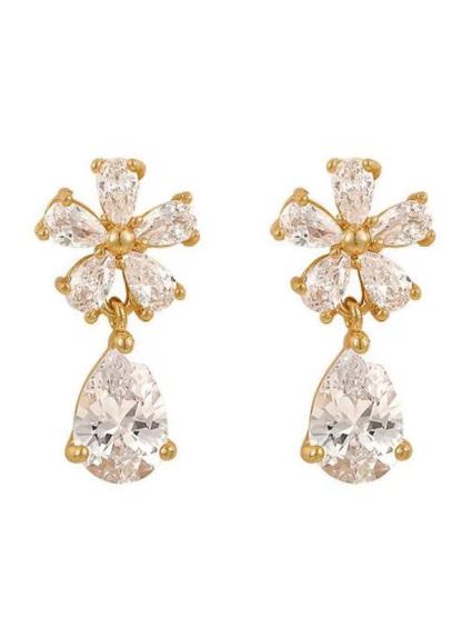 Floral Premium Simple Light Luxury Earrings