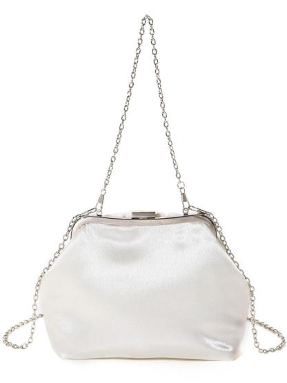 Satin Silk Dimensional Rose Tote Bag 