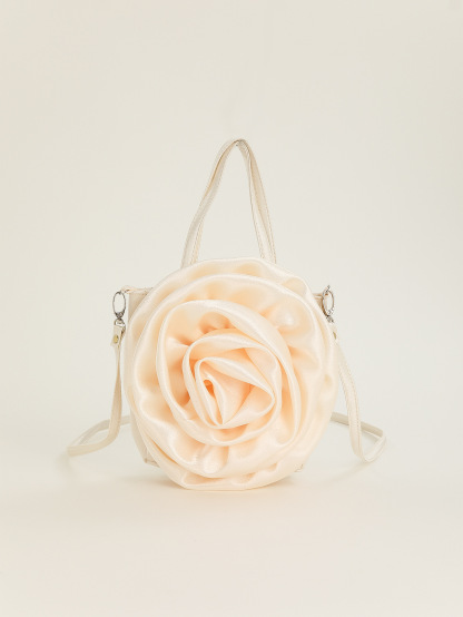Three-dimensional Rose Tote Bag