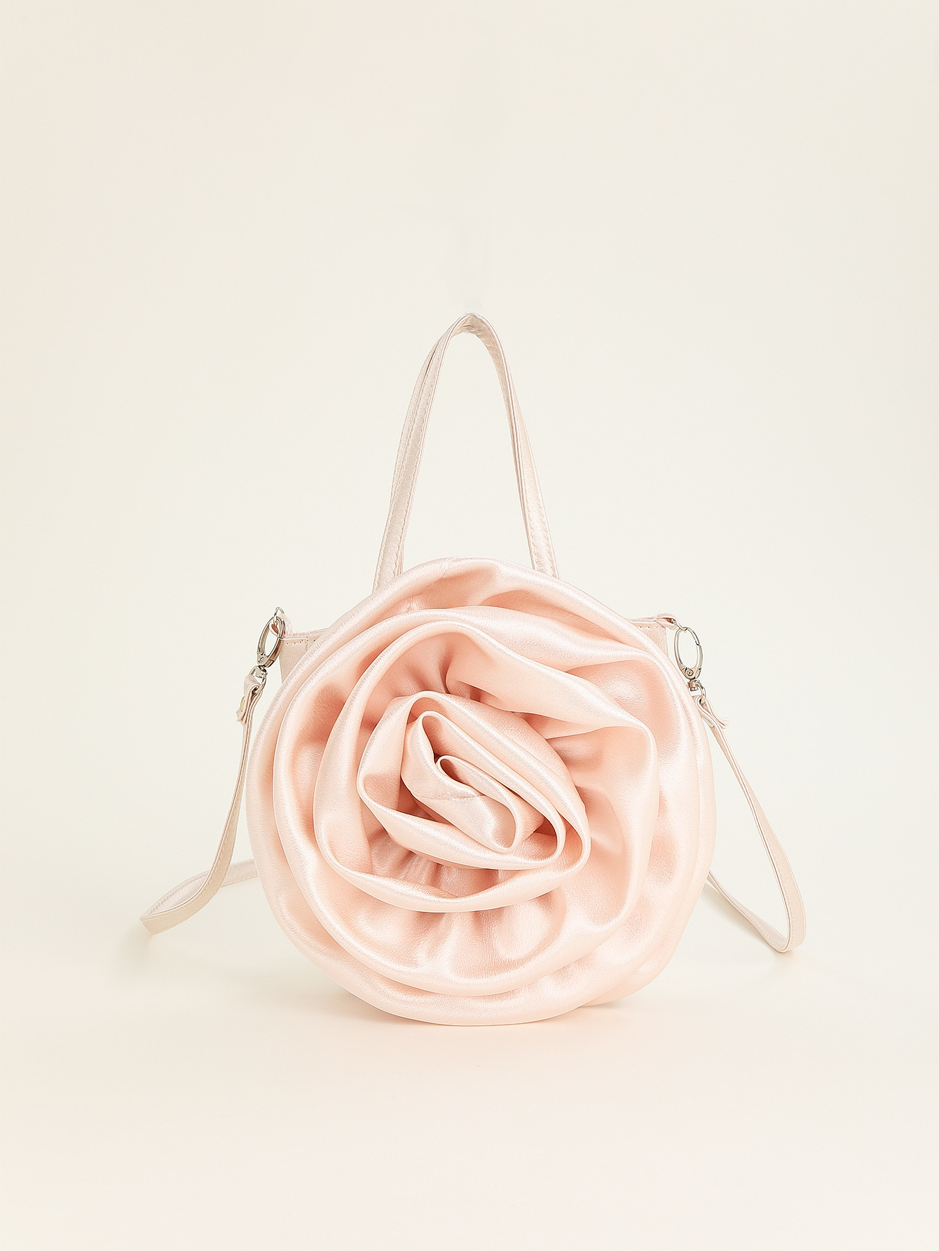 Three-dimensional Rose Tote Bag