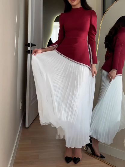 Slim Gradient Fashionable Temperament Dress