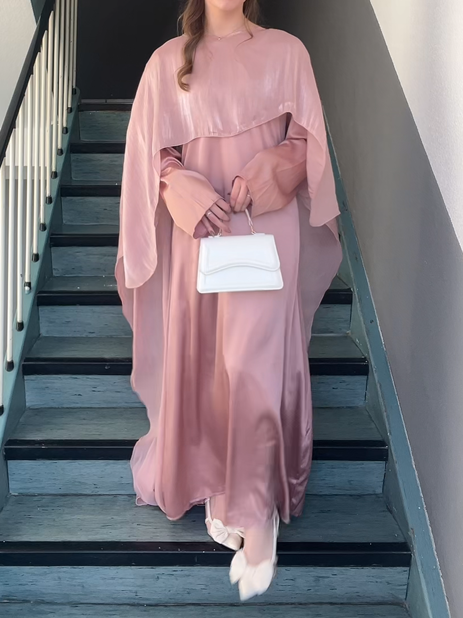 Sweet Solid-Color Silk-Smooth Dress