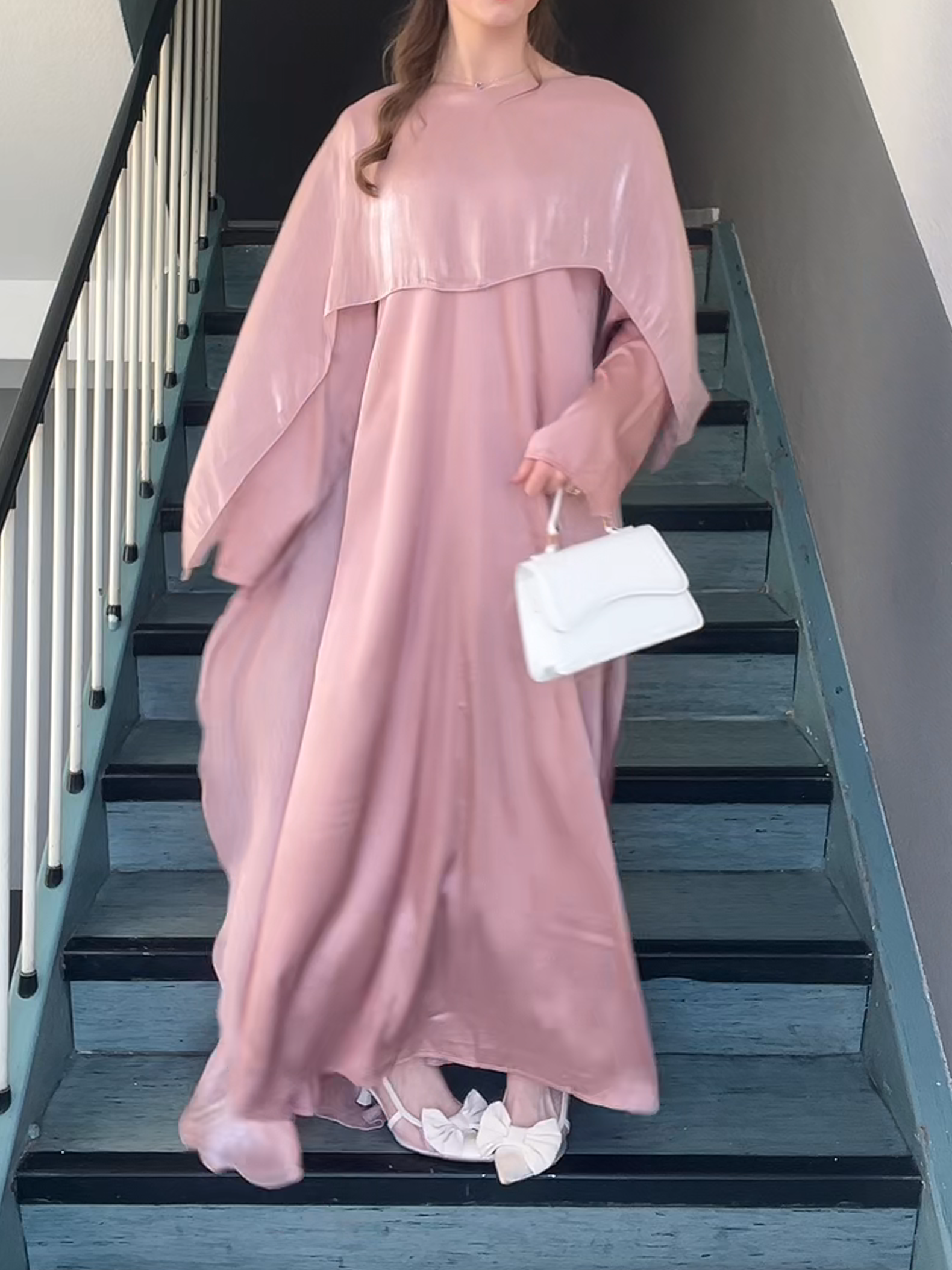 Sweet Solid-Color Silk-Smooth Dress