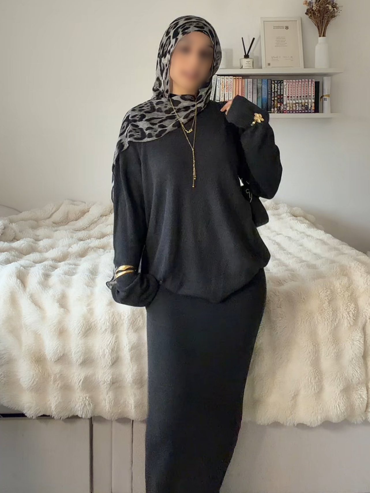Leopard  Print Classic Hijab