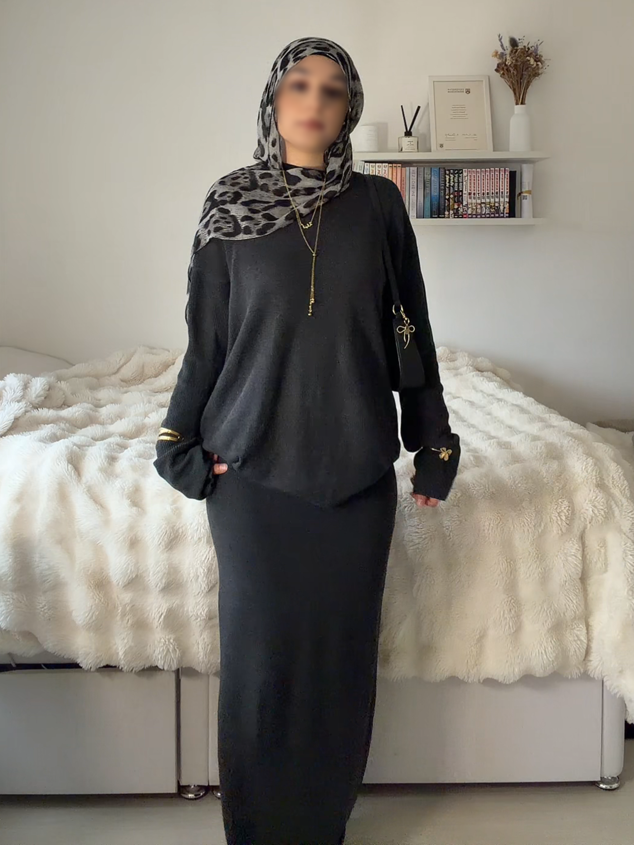 Leopard  Print Classic Hijab