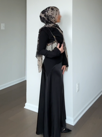 Crew Neck Solid Color Elegant Dress