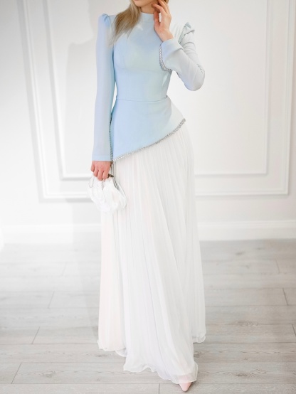 Slim Gradient Fashionable Temperament Dress