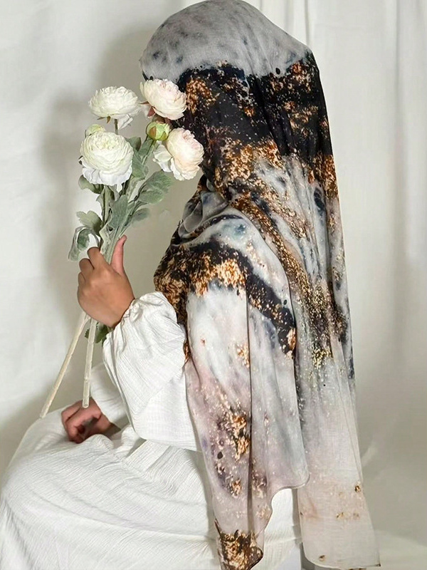 Modal Print Hijab-Dreamscape Art