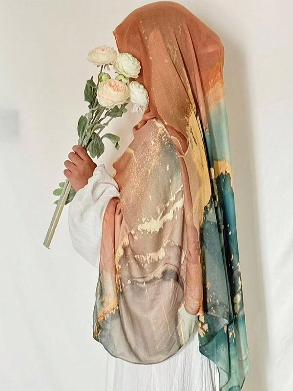 Modal Print Hijab-Dreamscape Art