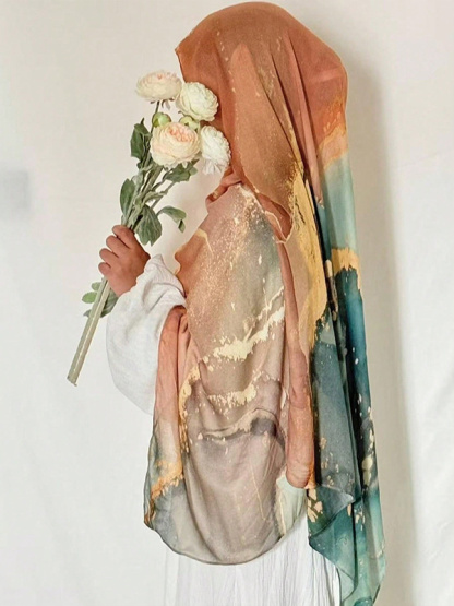 Modal Print Hijab-Dreamscape Art