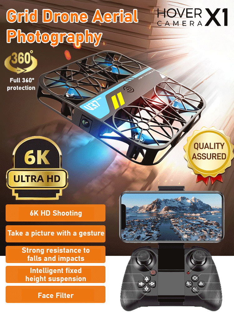 New grid 6k drone aerial photography aerial photography high definition professional