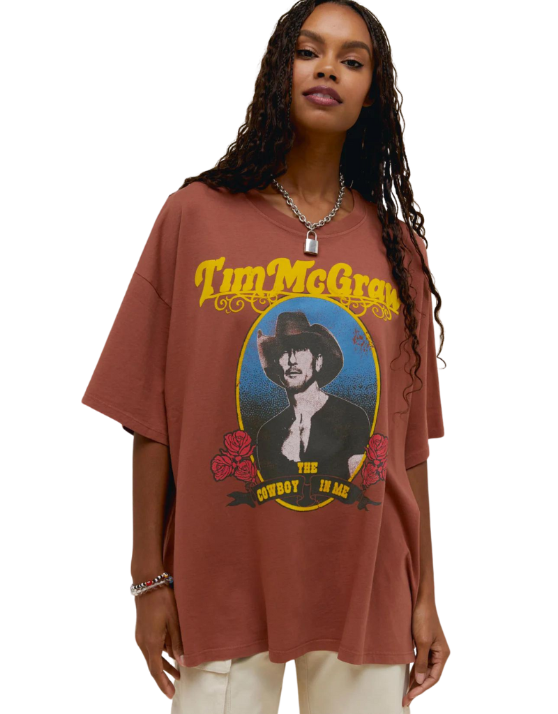 "The Cowboy In Me"Tee in Sable