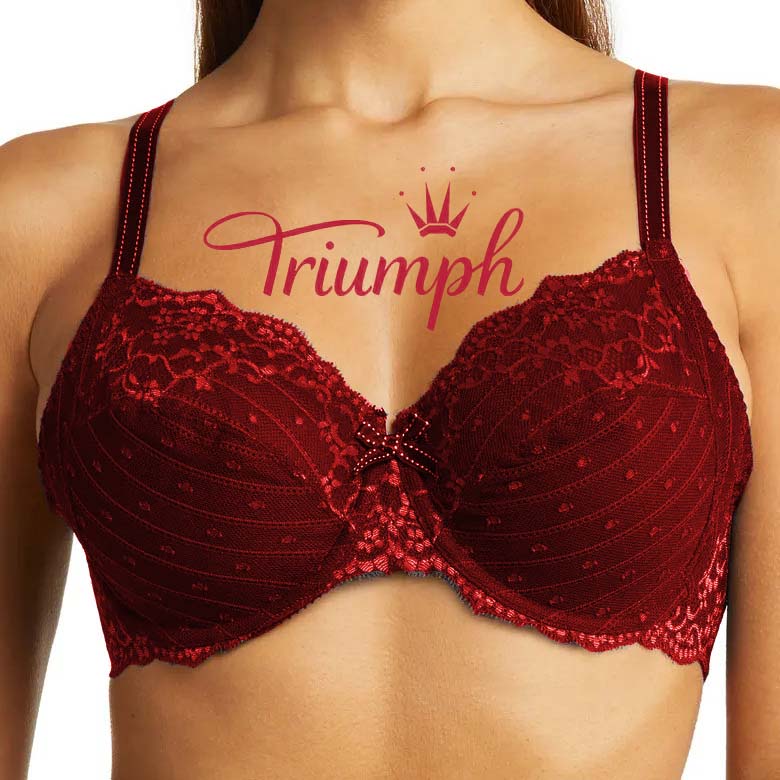 Triumph® 3 szt.💖50% ZNIŻKI✨Wysokiej jakości koronkowy biustonosz push-up, nowość 2024