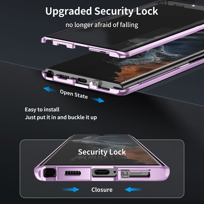 📱Magnetyczne, dwustronne etui ze szkła hartowanego🎁Kup 2 sztuki, darmowa wysyłka