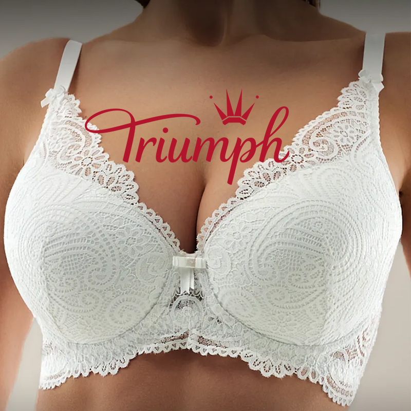 💖Triumph® 3-pak ✨Biustonosz koronkowy push-up
