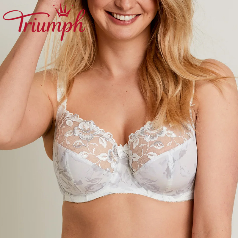 Triumph - 3 részes 🔥Hímzett teljes kupa melltartó❤️