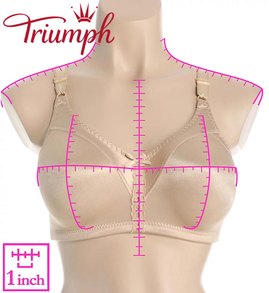 Triumph - 3 szt. (75A-110F) 💝Podwójne wsparcie, fajny i wygodny biustonosz bez fiszbin