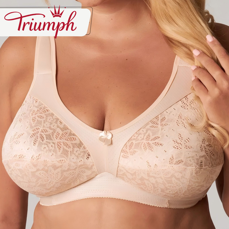 💖Triumph® 3-pak ✨Biustonosz bez fiszbin(75-115)✨