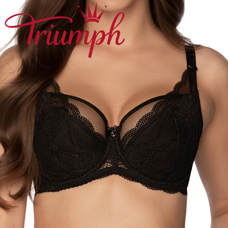 Triumph® Confezione da 3💖 Sconto del 50%✨ Nuovo reggiseno 2025 con pizzo ricamato semi-morbido in taglie più corte [65A-120H]