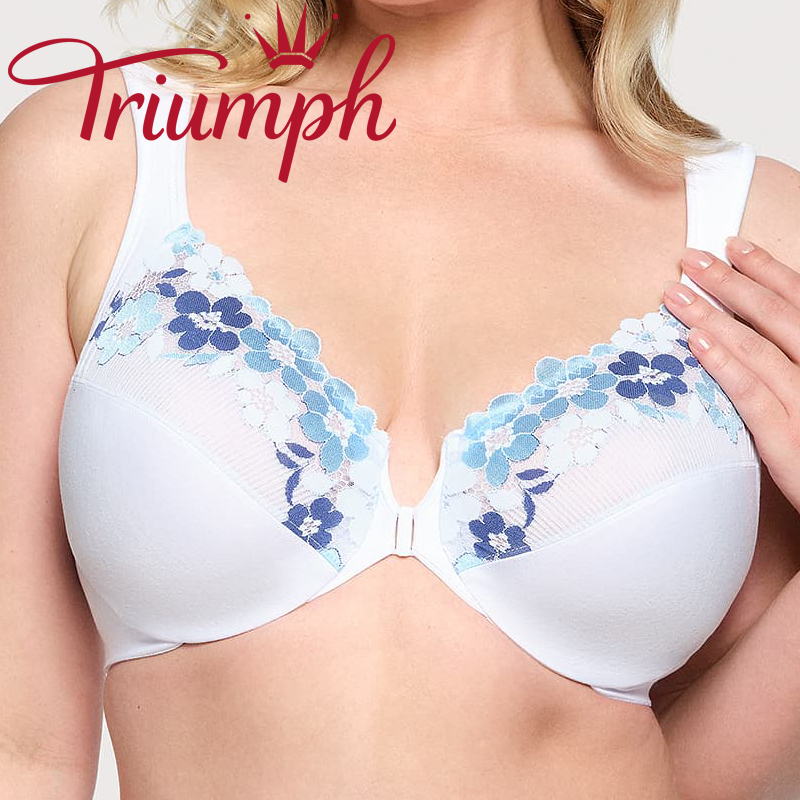 👙TRIUMPH – [3 darab.]🔥2025 Elölzárható Pamut Melltartó