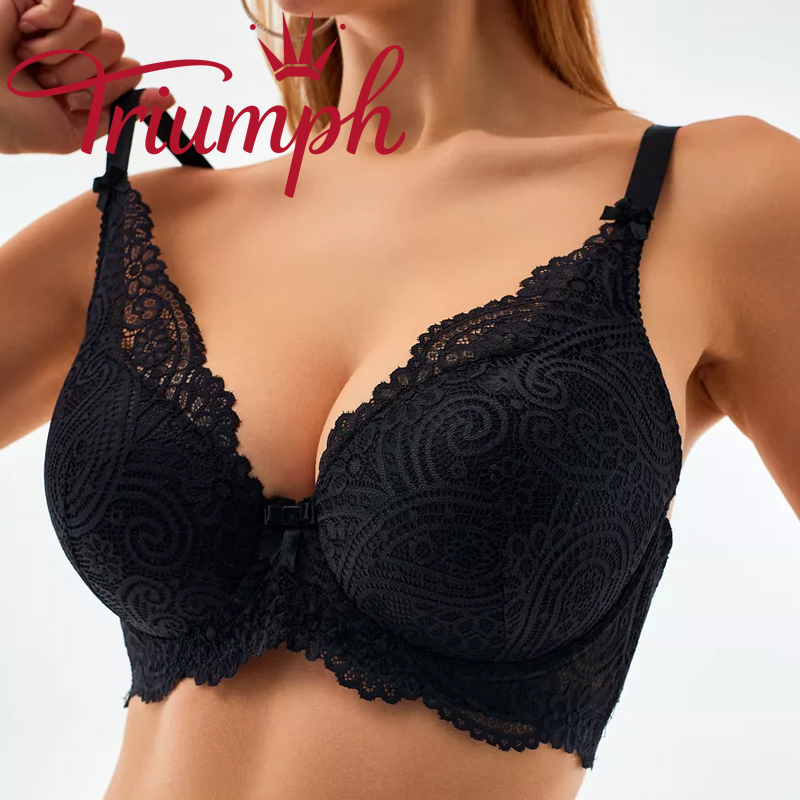 💖Triumph® 3-pak ✨Biustonosz koronkowy push-up