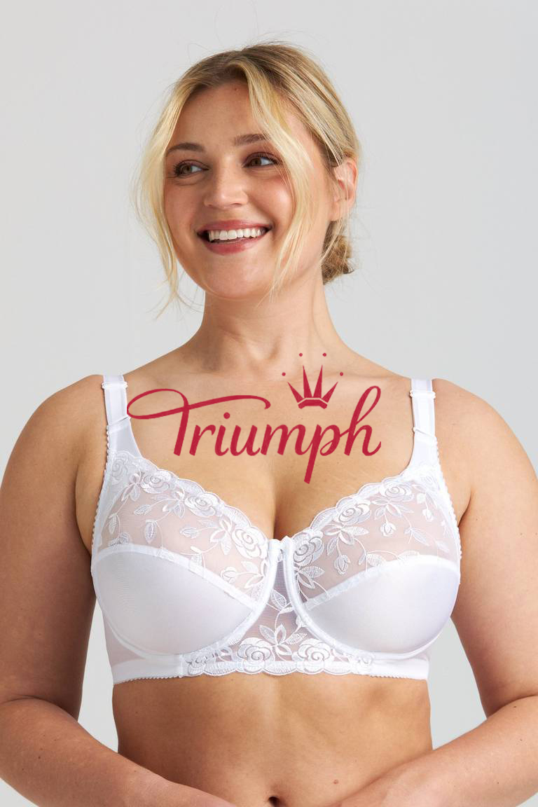 💖Triumph® 3-pak ✨Wygodny biustonosz wzorzysty w dużym rozmiarze