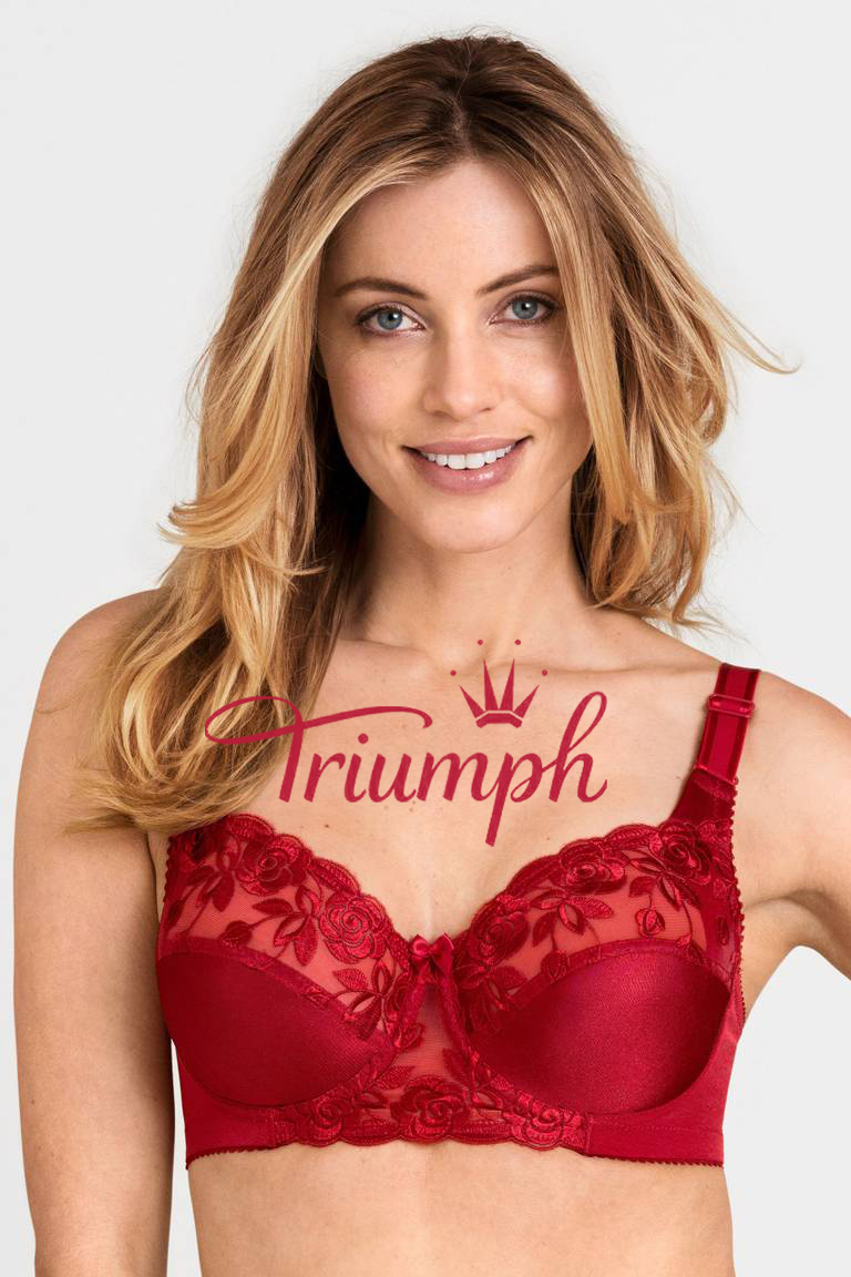 💖Triumph® 3-pak ✨Wygodny biustonosz wzorzysty w dużym rozmiarze