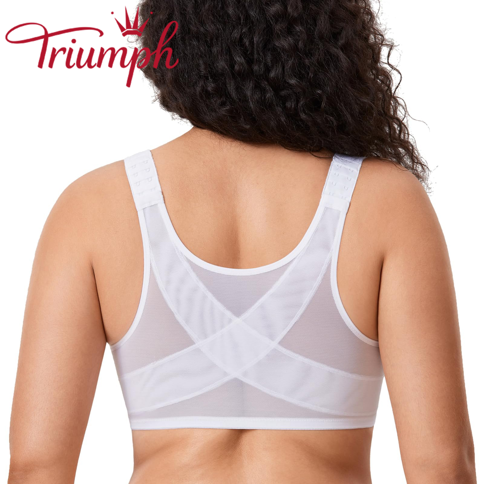 Triumph®👑3 Temptations✨✨70% jakości💝Biustonosz zapinany z przodu, zapewniający pełne pokrycie [75A-120F]