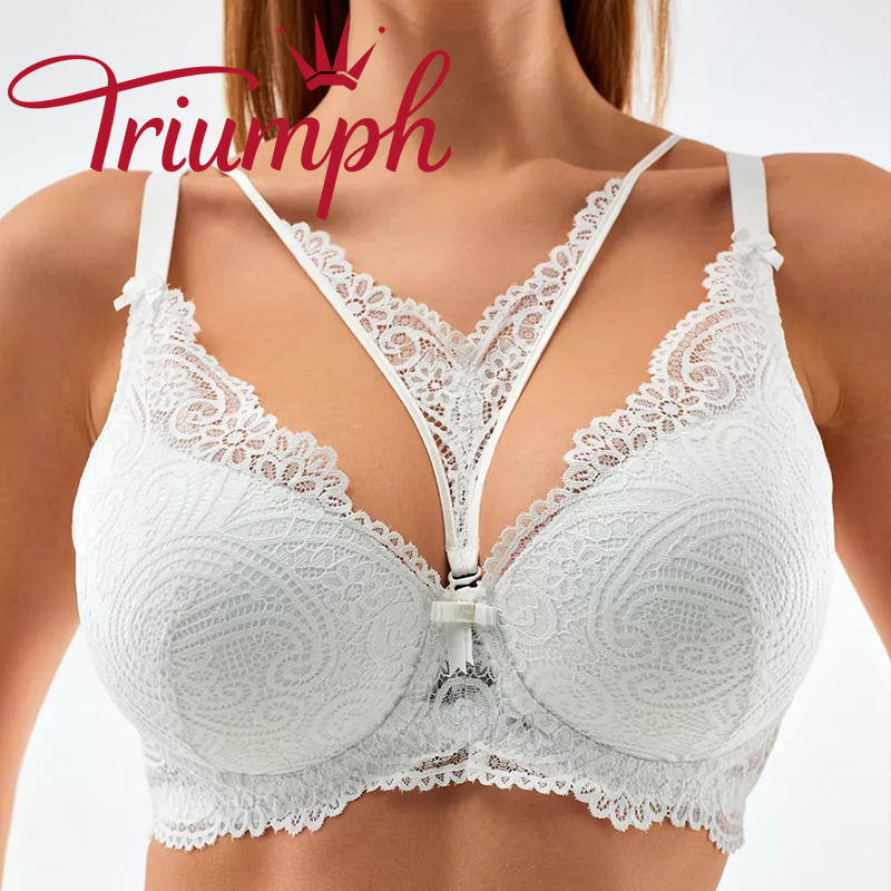 💖Triumph® 3-pak ✨Biustonosz koronkowy push-up