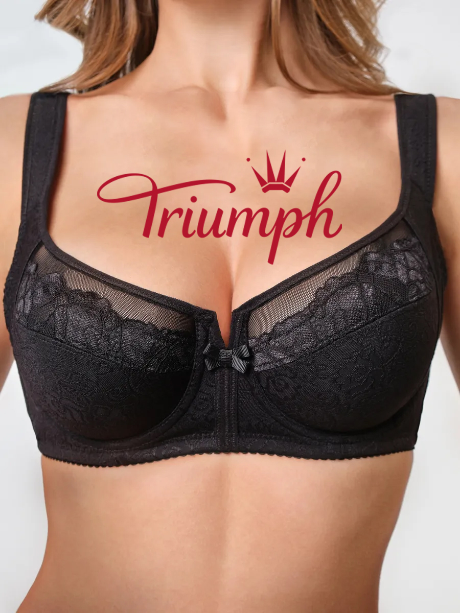 💖Triumph® 3-pak ✨💖Triumph® 3-pak ✨2025 nowy Biustonosz koronkowy duże rozmiary [75A-110H]