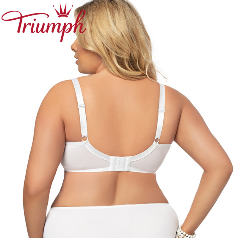 Triumph - 3 sztuki 🔥Koronkowy biustonosz bez fiszbin w dużych rozmiarach