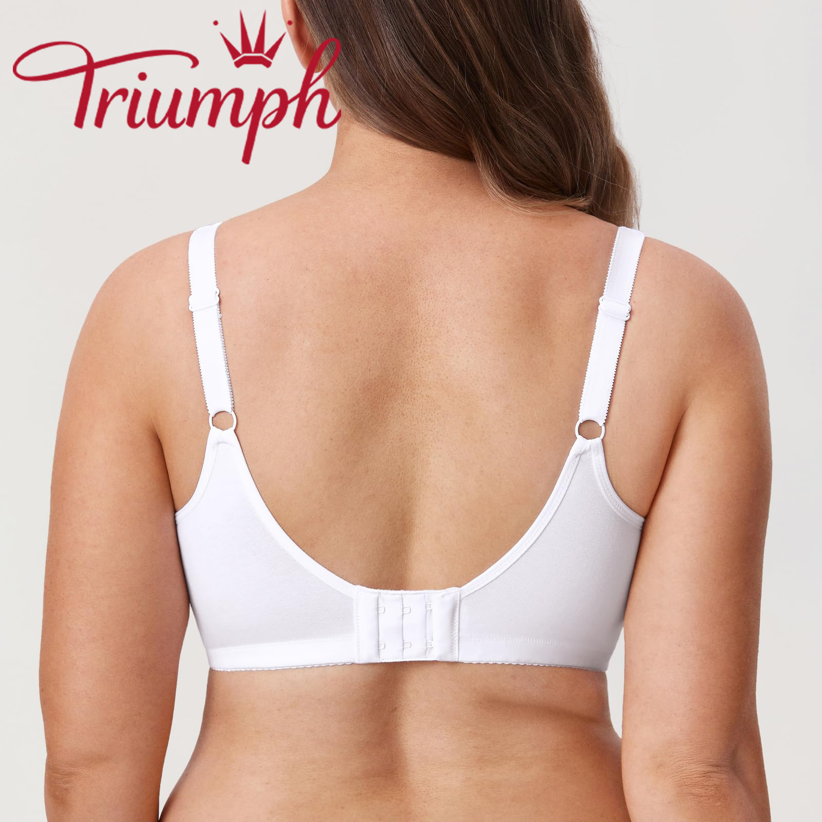 Triumph®👑3 Temptations✨✨70% jakości💝Biustonosz bawełniany bez fiszbin Plus Size Comfort [75A-120F]