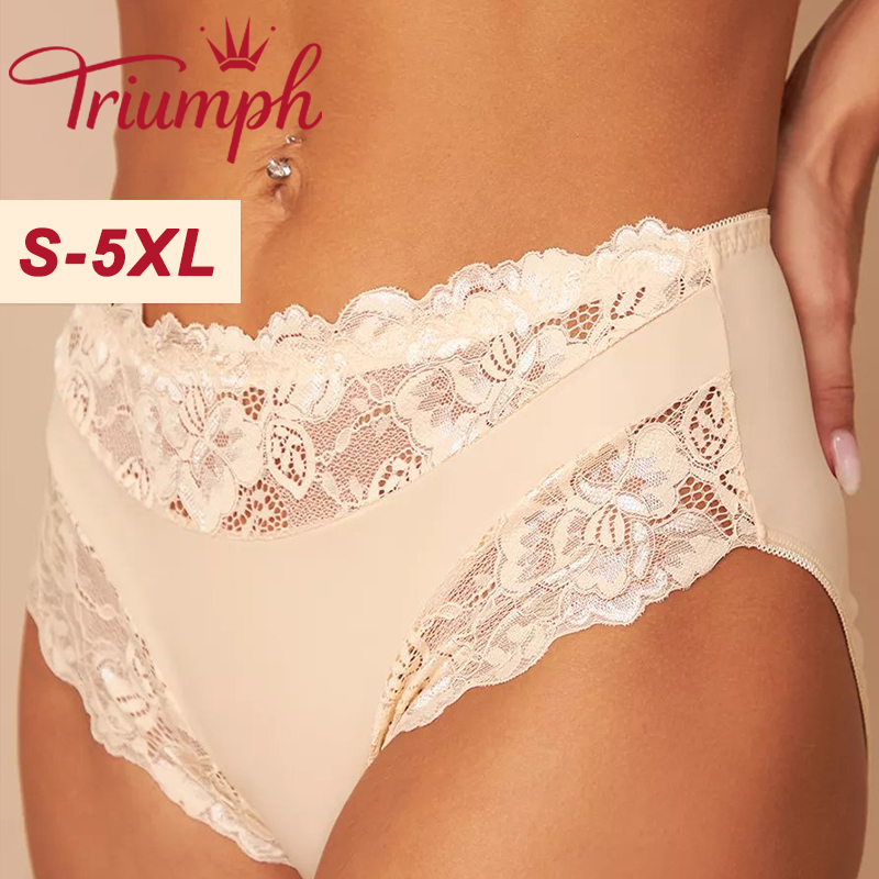 💖Triumph 4 στοιχεία® ✨Σλιπ με δαντέλα για μεγάλα μεγέθη