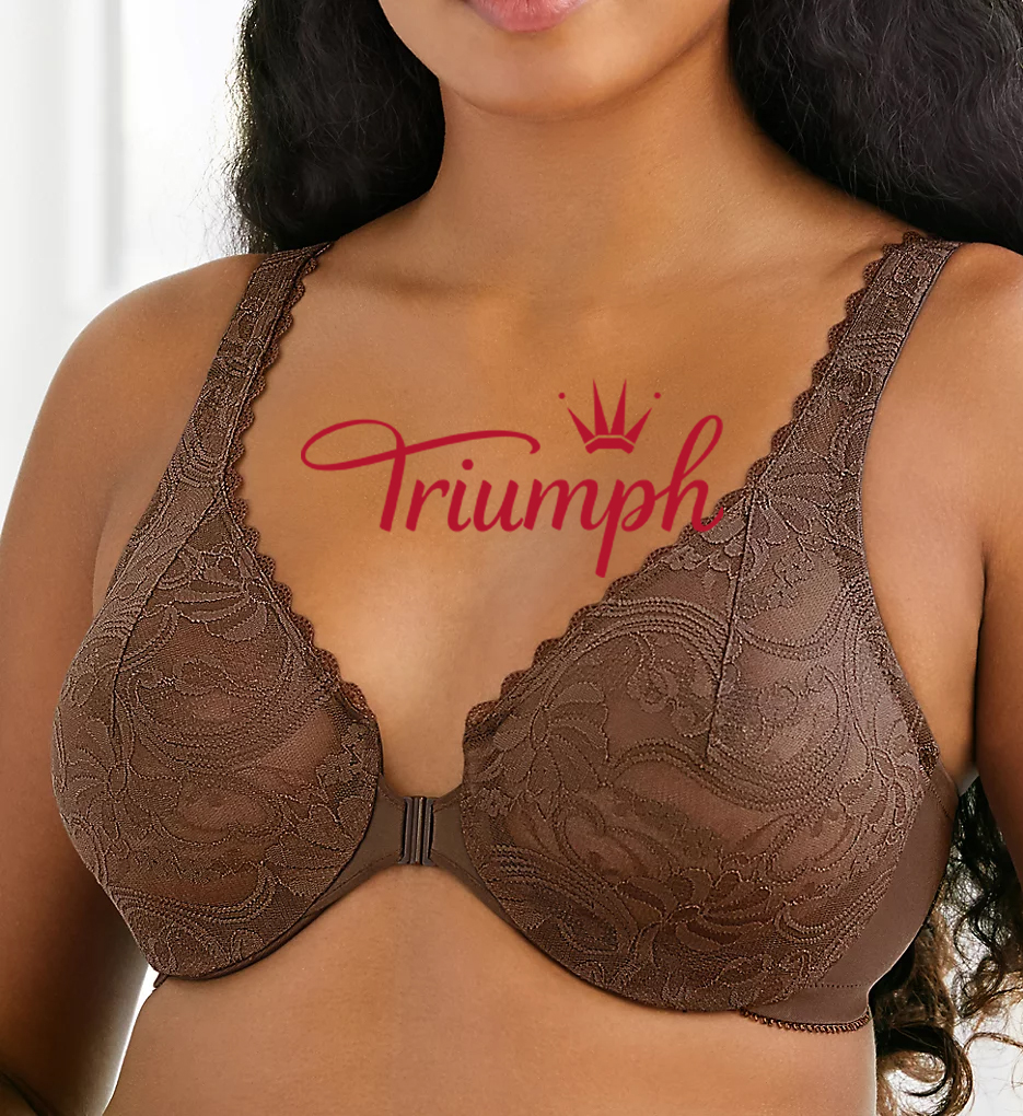 Triumph - 3 db. (75A-120F) 💝Stretch csipke elülső zárható melltartó