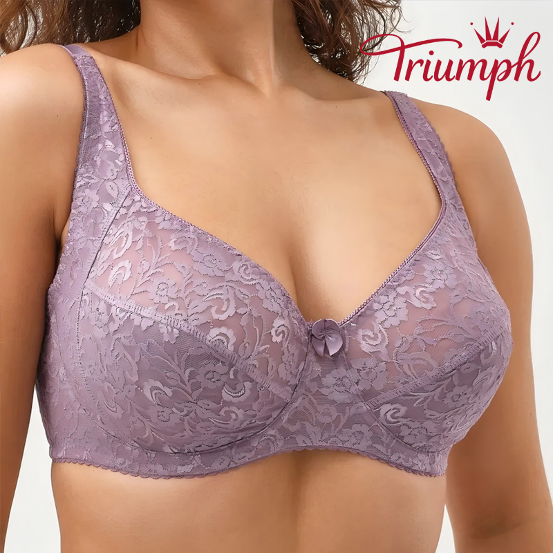 💖Triumph® 3-pak ✨Biustonosz z miękkimi miseczkami w dużym rozmiarze
