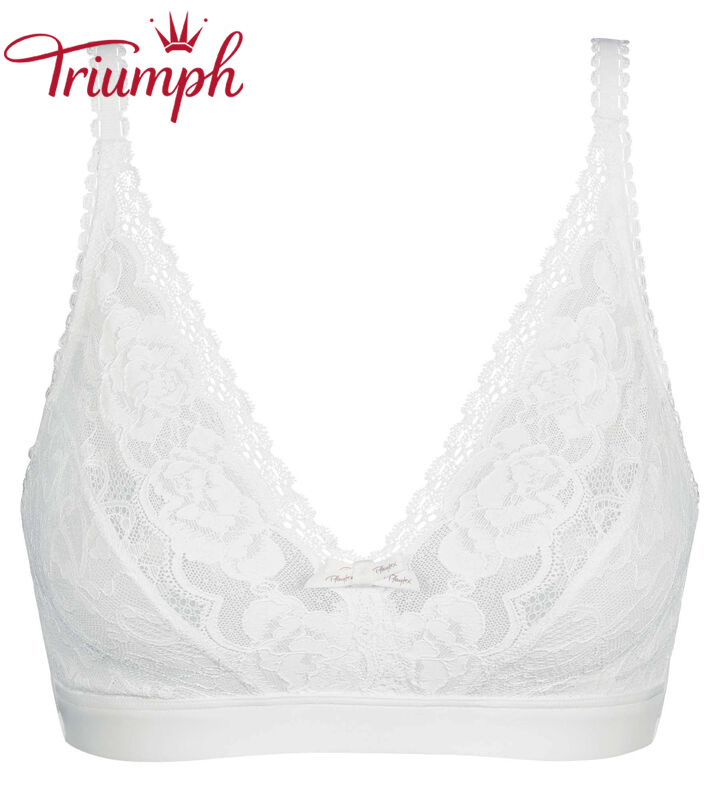 Triumph - 3 sztuki 🔥💝Biustonosz bez fiszbin w kwiaty✨