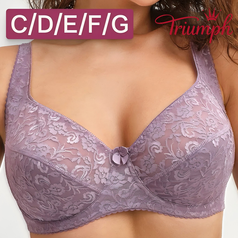 💖Triumph® 3-pak ✨Biustonosz z miękkimi miseczkami w dużym rozmiarze