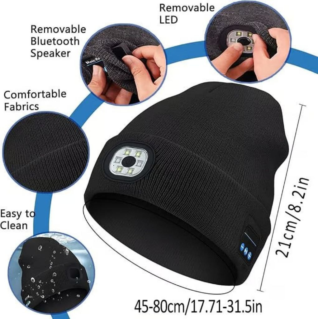 ❤️‍🔥Gorąca wyprzedaż 49% ZNIŻKI🔥 Czapka Bluetooth 3 w 1