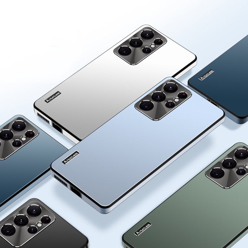 Nowe metalowe etui odporne na wstrząsy do telefonów Samsung serii 23/24