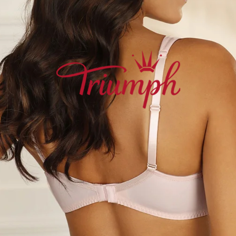 Triumph® – 3 sztuki💖✨2024 Nowość damska miękki biustonosz haftowany plus size