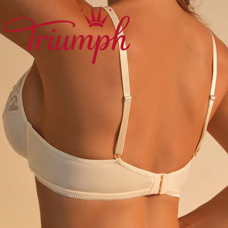 Triumph - (3 szt.)Biustonosz typu lace eyelash romantic french full cover
